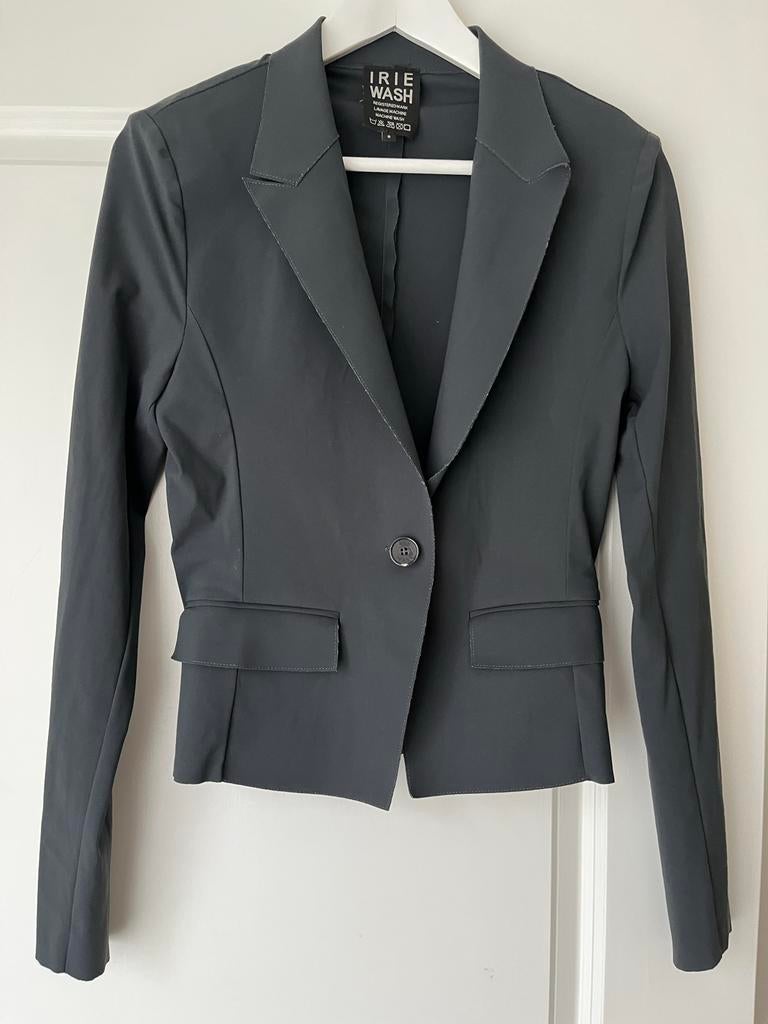 Irie Wash Blazer Maat S - Donkergrijs, Ophalen of Verzenden, Zo goed als nieuw, Maat 36 (S), Grijs