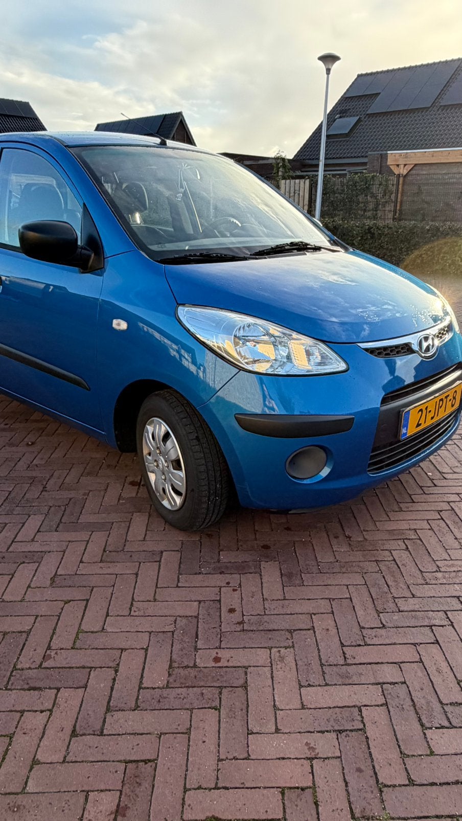 Hyundai i10 1.25i Active. Bouwjaar 2009. 132.280 km – Blauw, Voorwielaandrijving, 31 €/maand, 4 cilinders, Blauw