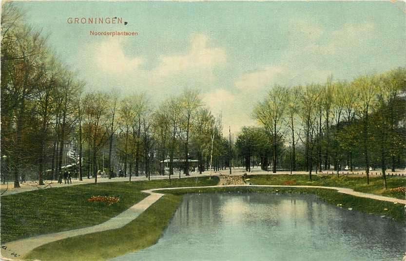 300-176-005 Groningen Noorderplantsoen, Verzenden, Voor 1920, Groningen