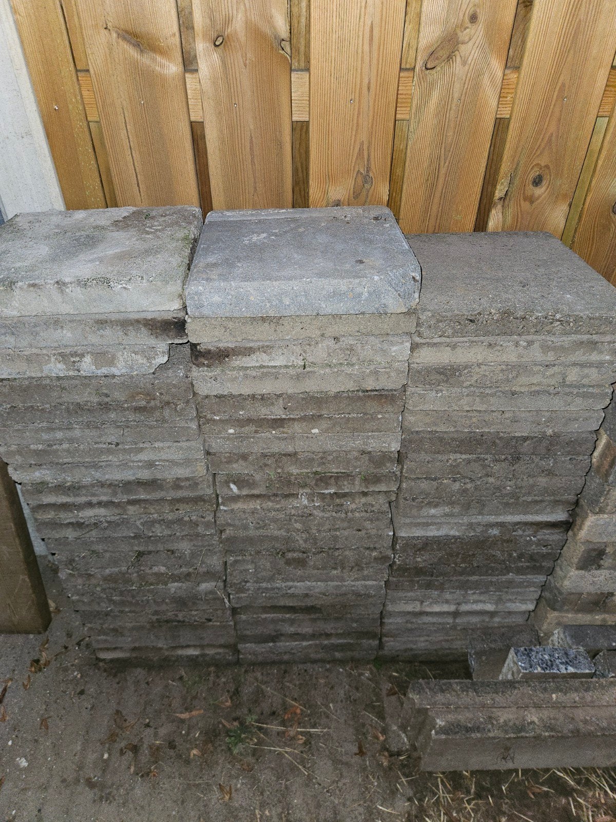 Gebruikte stoeptegels 30x30 cm, Tuin en Terras, Ophalen, Gebruikt, Beton, Terrastegels