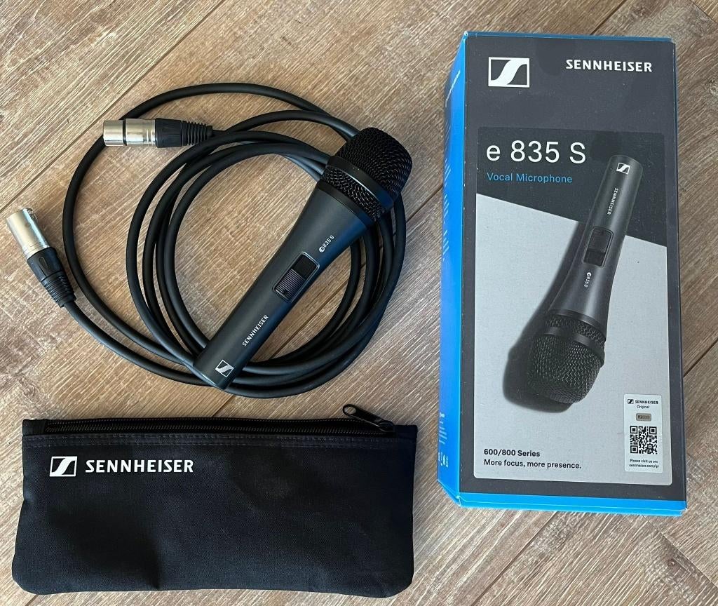 Sennheiser E 835 dynamische zangmicrofoon, Muziek en Instrumenten, Microfoons, Zo goed als nieuw, Zangmicrofoon, Ophalen