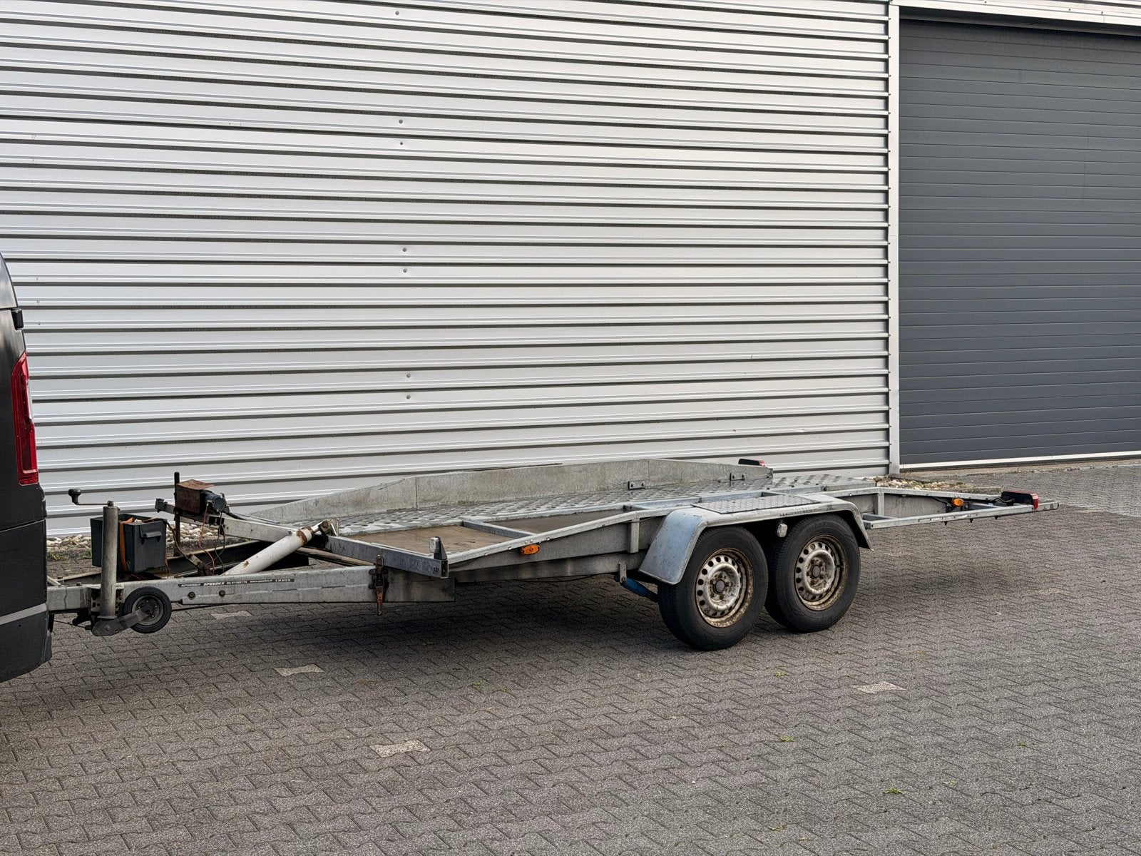 Kantelbare autotrailer autoambulance transport, Auto diversen, Ophalen, Gebruikt
