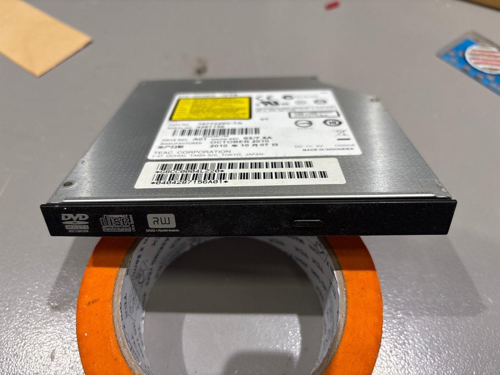 TEAC DV-W28S DVD-brander/lezer - Intern, SATA, Ophalen, Intern, Gebruikt, Cd