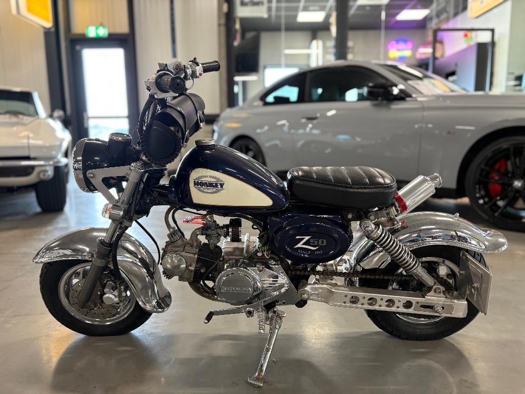 Unieke 2006 Honda Monkey 50cc 4T  chopper minibike kenteken, Fietsen en Brommers, Minibikes, Midibikes en Pitbikes, Ophalen, Gebruikt