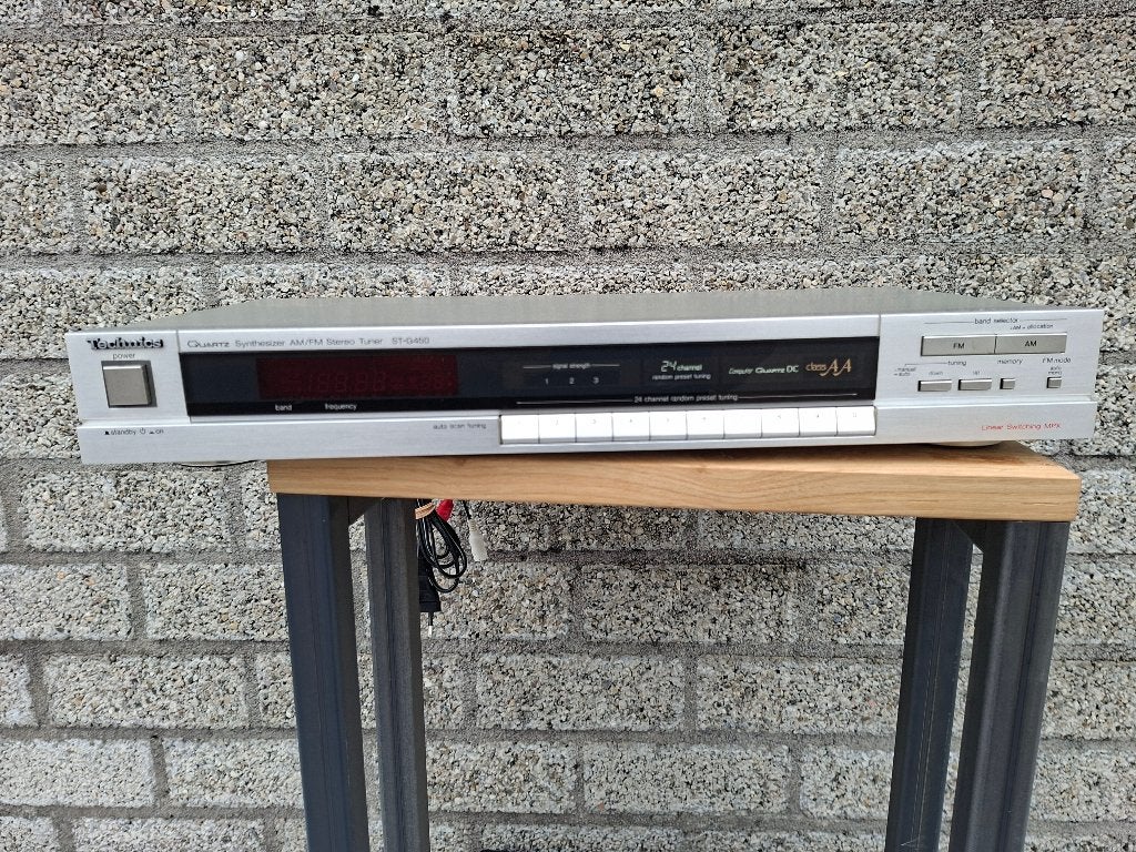 schitterende tuner van technics am /fm type st-g450, Ophalen of Verzenden, Refurbished