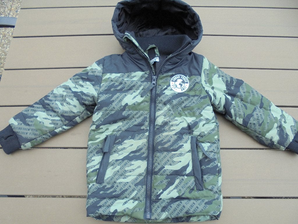 Blauw/groene jas DJ DUTCH JEANS, Kinderen en Baby's, Kinderkleding | Maat 98, DJ Dutch Jeans, Ophalen of Verzenden, Zo goed als nieuw