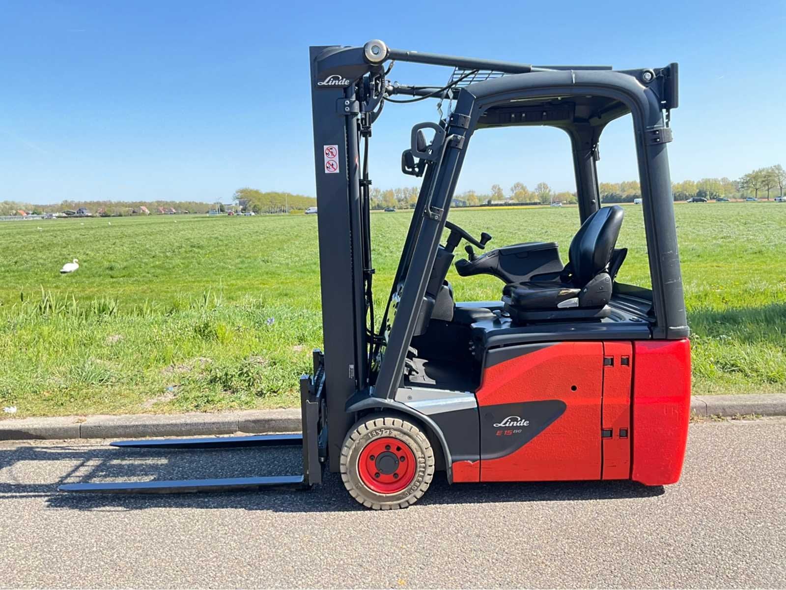2021 Linde E15-02 4311uur Vorkheftruck, Zakelijke goederen, Machines en Bouw | Heftrucks en Intern transport, Overige aandrijving