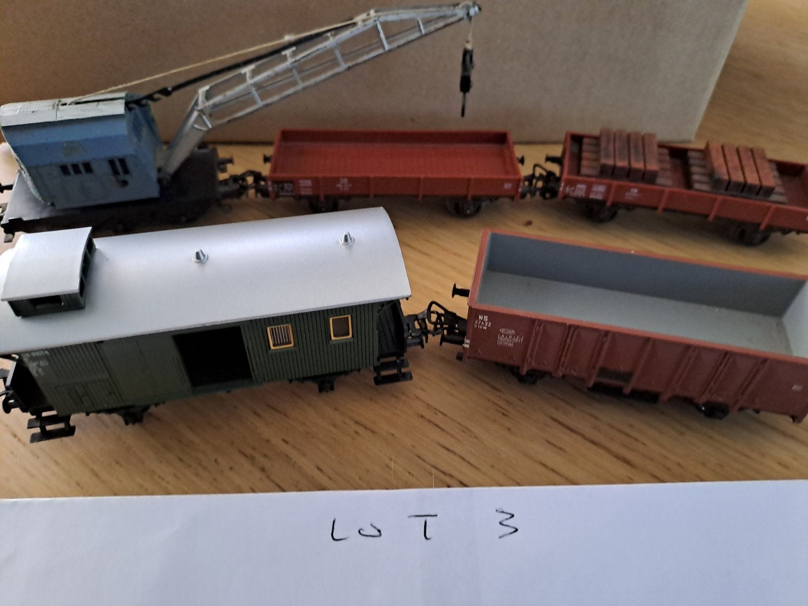 Marklin Wagons HO lot 3, Wisselstroom, Gebruikt, Wagon, Ophalen of Verzenden