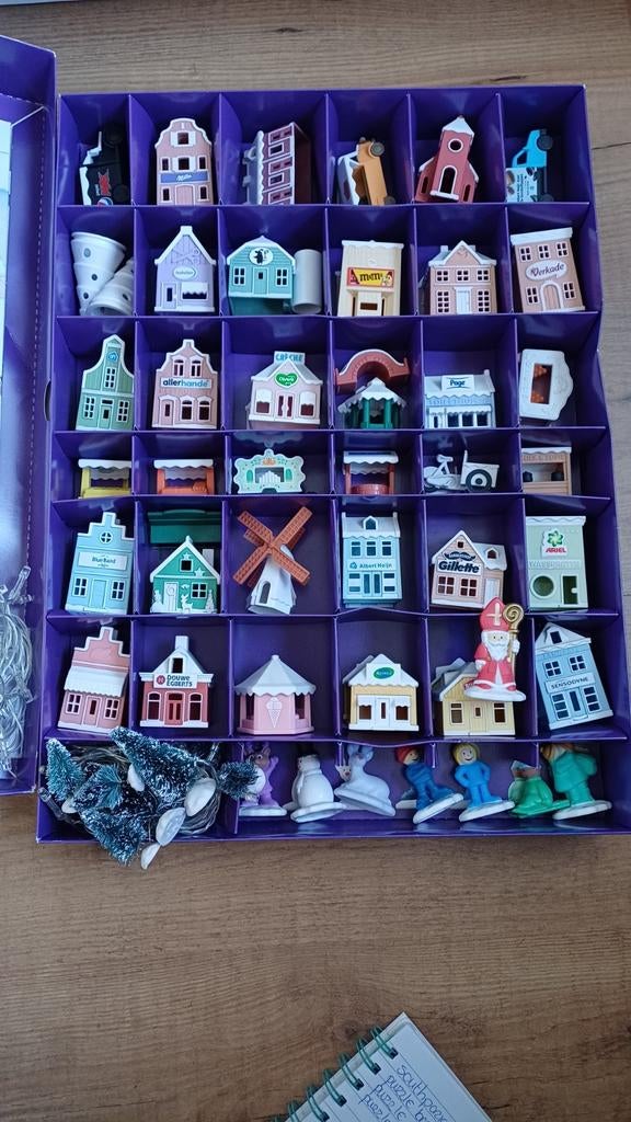 AH winterdorp met lichtsnoeren en extra poppetjes, Ophalen of Verzenden, Jongen of Meisje