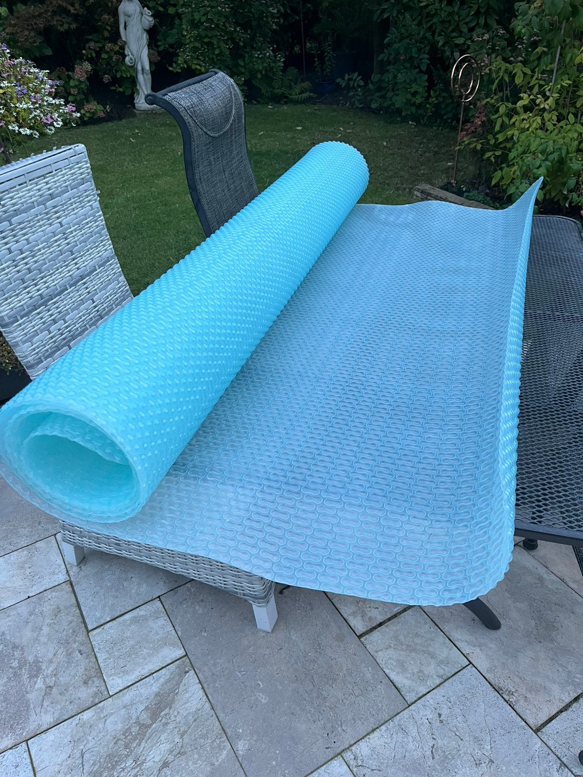 Noppenfolie stevig plastic zwembad, Ophalen, Zo goed als nieuw