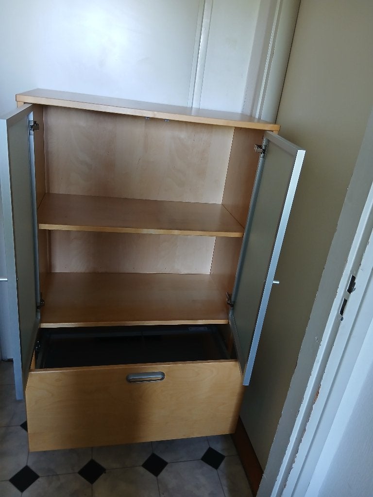 Effektiv opbergkast 135x85x43 cm HxBxD, Ophalen, Met deur(en), 100 tot 150 cm, 50 tot 100 cm