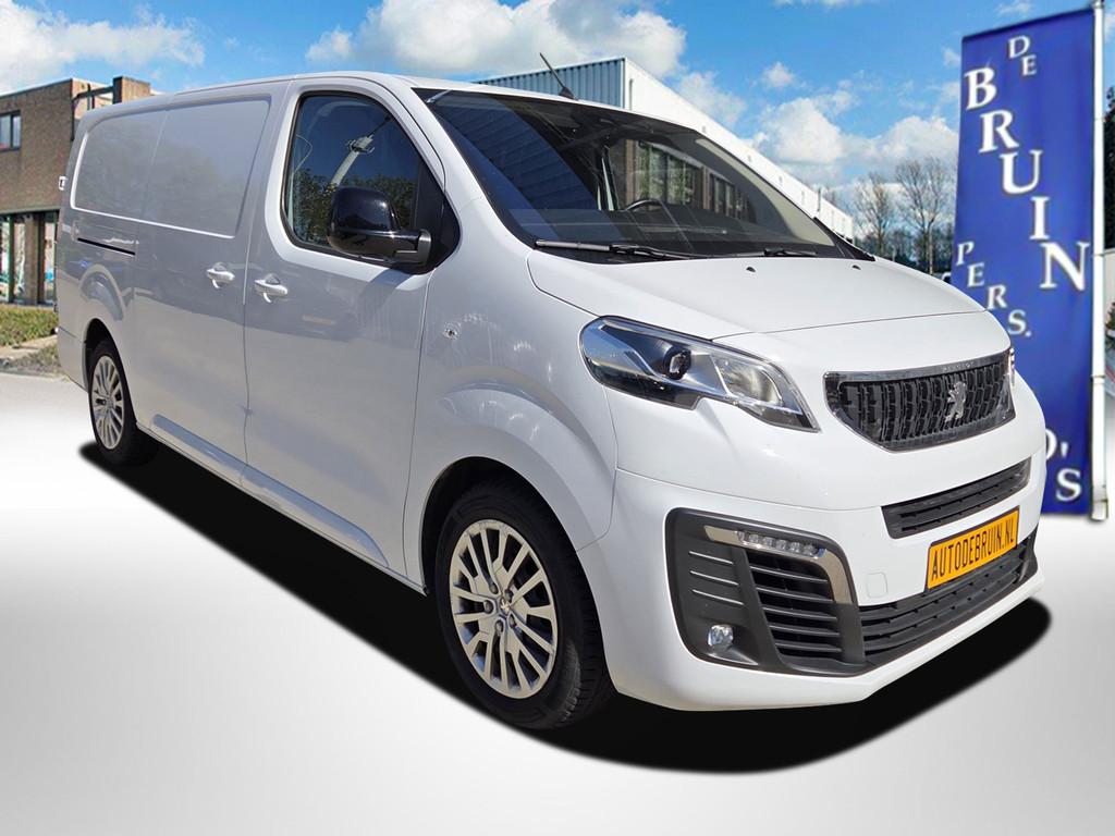 Opel e-Vivaro /Peugeot e-Expert Long L3 75 kWh Panoramazicht, Auto's, Bestelauto's, Gebruikt, Wit, Origineel Nederlands, Opel