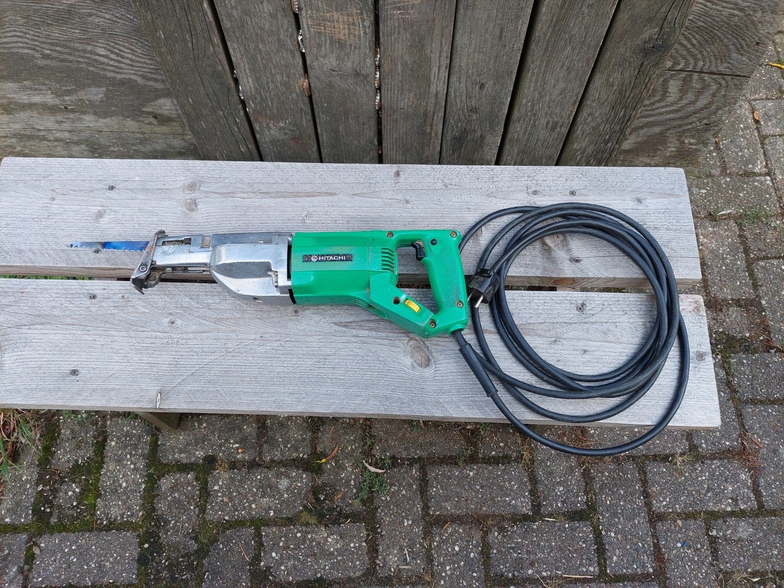 Reciprozaag Hitachi reprozaag, Ophalen, Gebruikt, 70 mm of meer, 600 tot 1200 watt