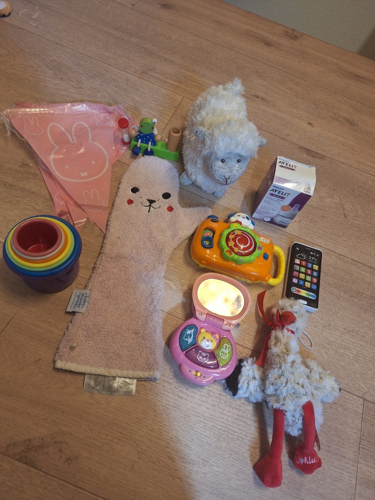 Baby setje knuffel en speelgoed, Ophalen of Verzenden, Jongen of Meisje