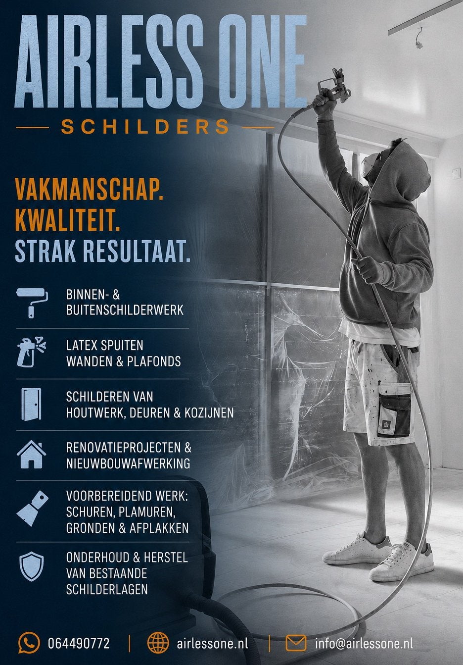 Professioneel Schilderwerk & Spuitwerk, Garantie, Binnenschilderwerk