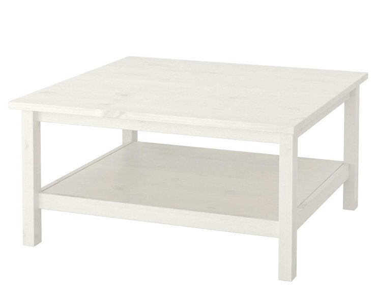 IKEA Hemnes salontafel wit, Ophalen, 50 tot 100 cm, Vierkant, 50 tot 100 cm