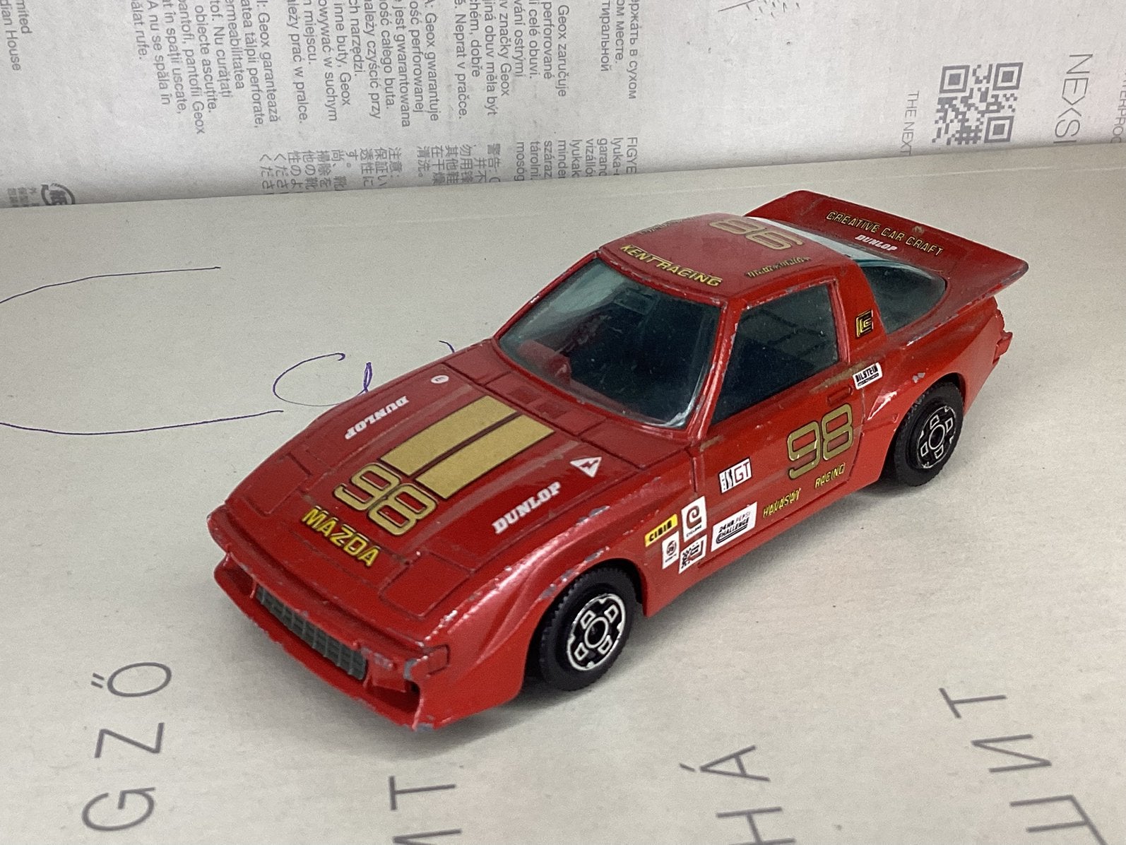Mazda RX-7 van Bburago, Ophalen of Verzenden, Gebruikt, Auto