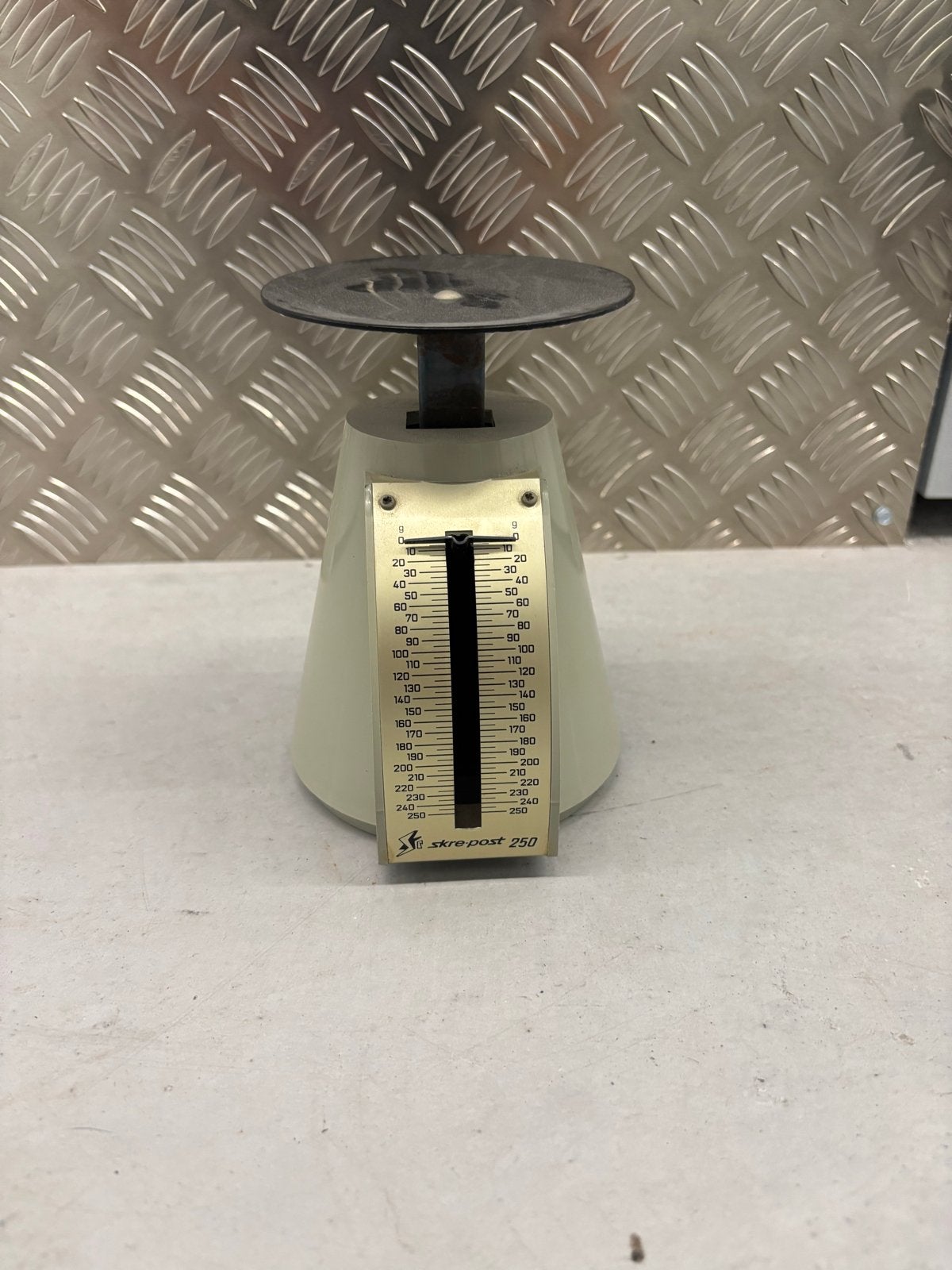 Vintage Skre-Post 250 brievenweegschaal, Ophalen, Gebruikt, Overige typen, Minder dan 50 kg