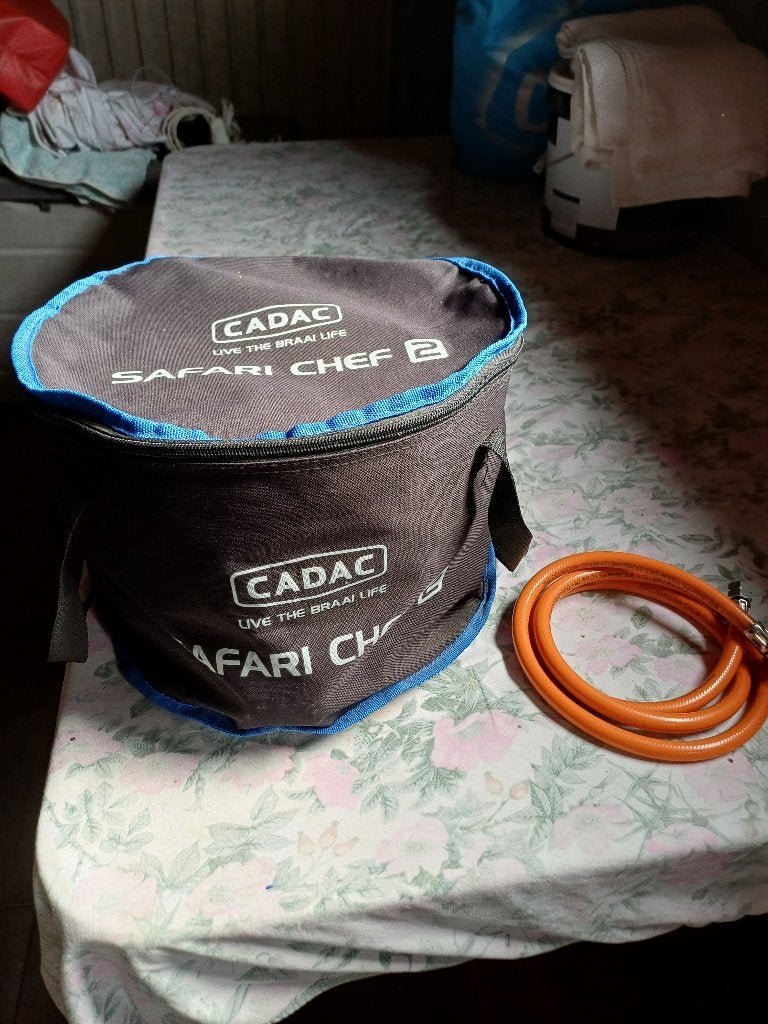 Safari Chef 2 gas barbecue, Ophalen, Gebruikt, Cadac safari chef