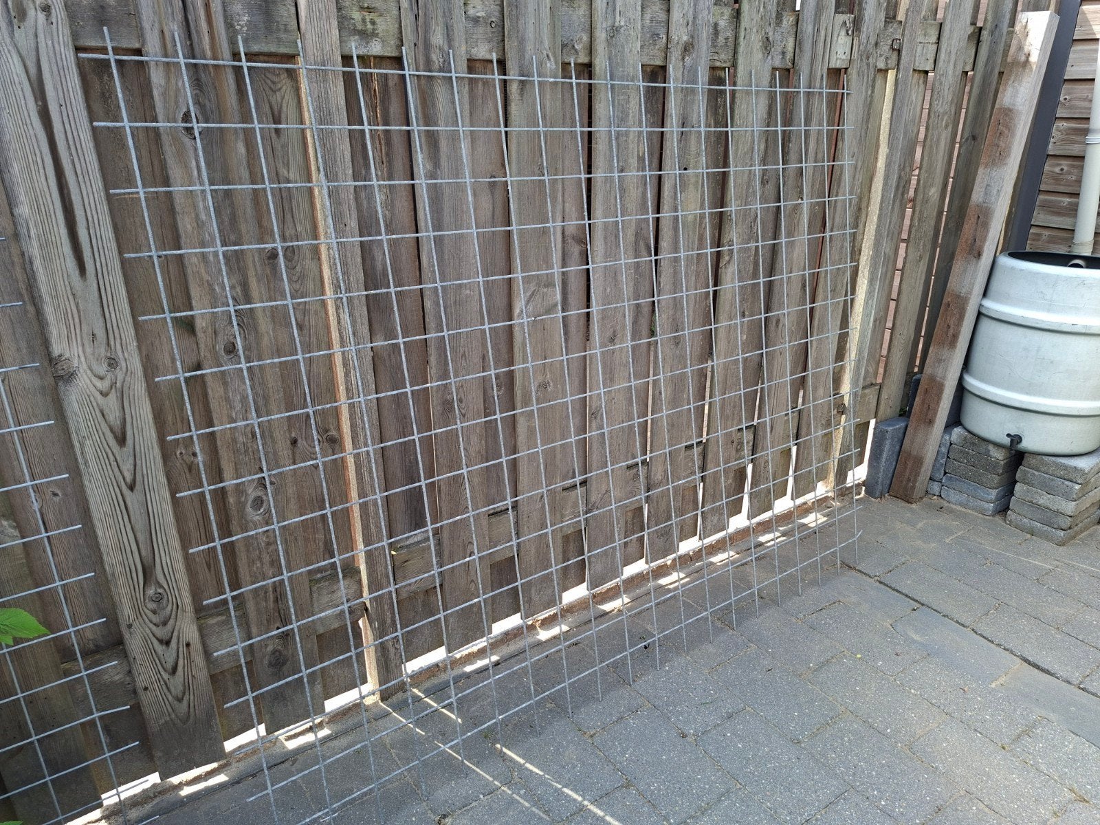 IJzeren frame, Tuin en Terras, Ophalen, Gebruikt, 200 cm of meer, 150 tot 200 cm