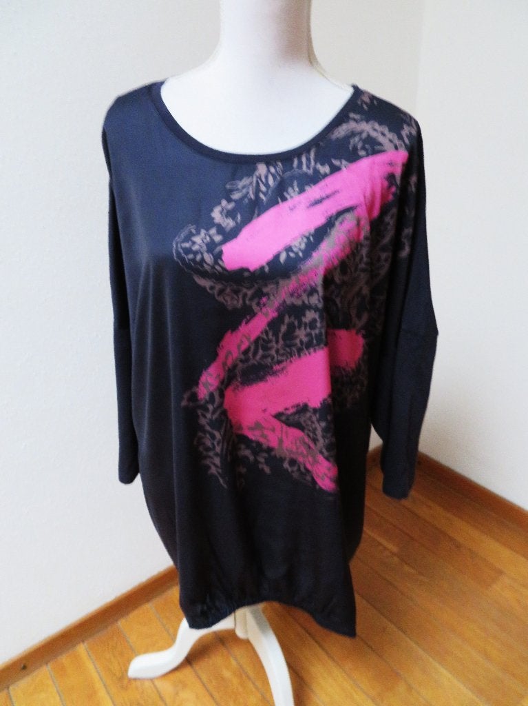 N10 SAMOON by GERRY WEBER shirt blauw roze maat 56, Blauw, Nieuw, Gerry weber, Shirt of Top