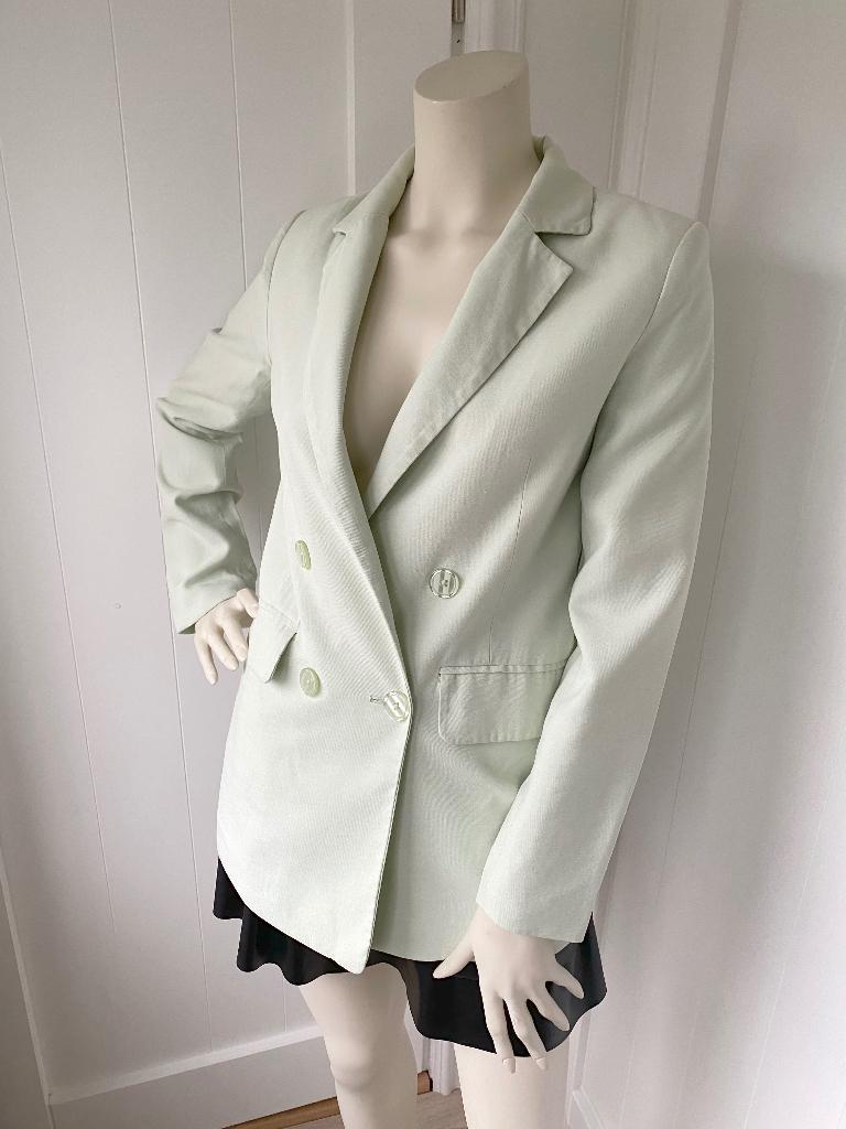 Nette staat: zomerse PULL & BEAR blazer mintgroen mt. S, Kleding | Dames, Jasjes, Kostuums en Pakken, Ophalen of Verzenden, Jasje
