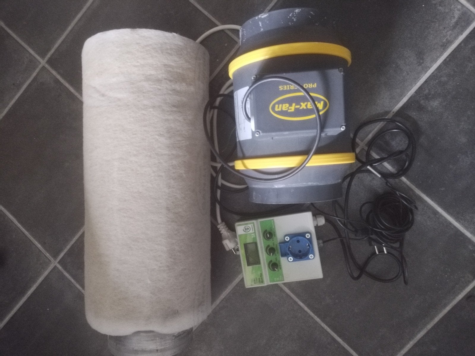 Max fan pro 160 compleet met filter en climat control, Ophalen, Zo goed als nieuw, Afzuiger