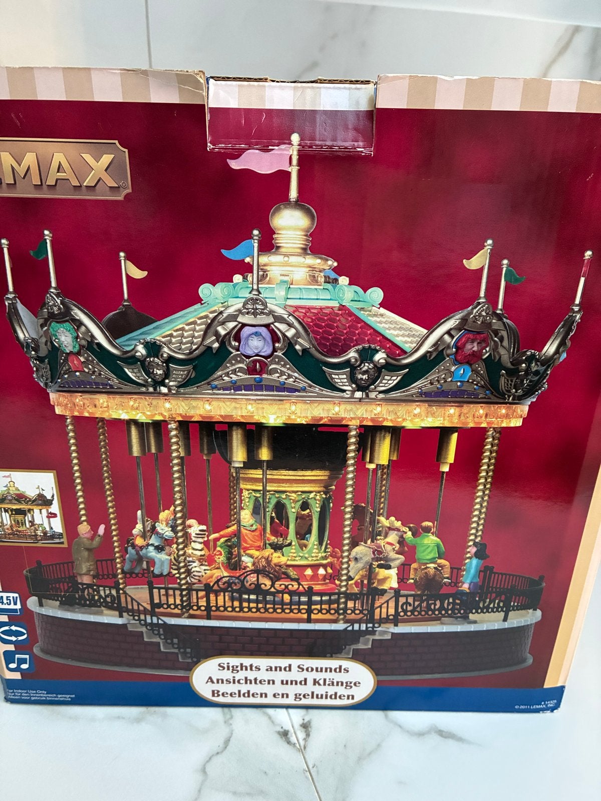 Lemax nostslgische draaimolen, Ophalen, Zo goed als nieuw