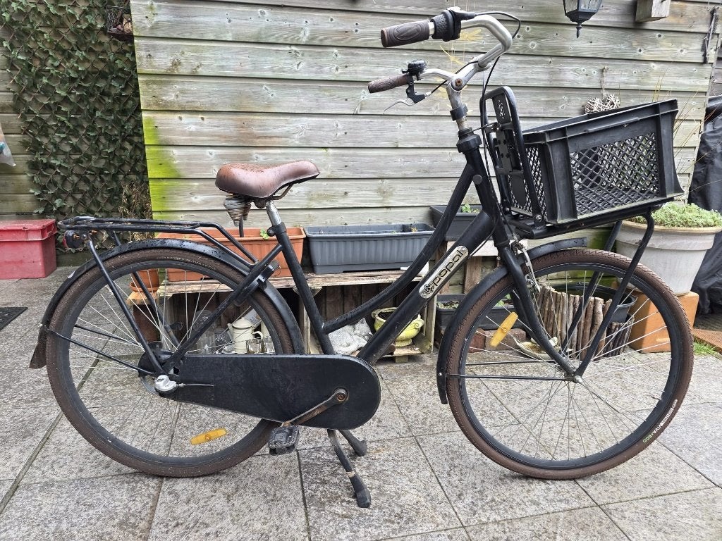 Popal Transportfiets 28" (opknappertje), Fietsen en Brommers, Fietsen | Heren | Herenfietsen, Terugtraprem, Gebruikt, Versnellingen