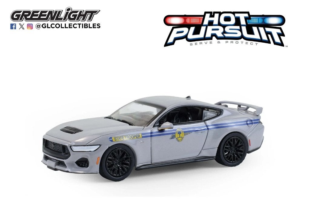 2023 Ford Mustang GT van Greenlight 1/64 Highway Patrol, Ophalen of Verzenden, Nieuw, Auto