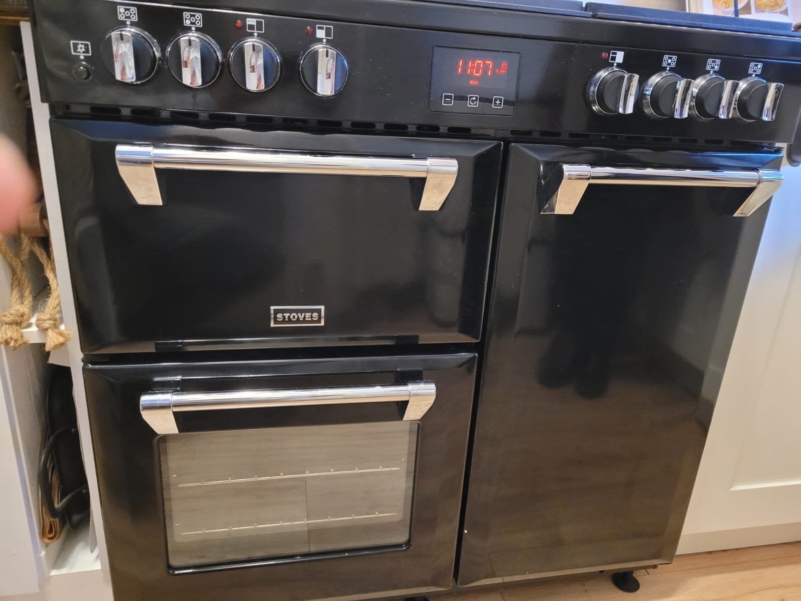 Stoves Fornuis met Gas Kookplaat en Ovens, Ophalen, 60 cm of meer, Grill, Zo goed als nieuw