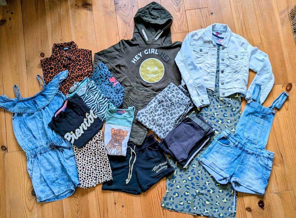 Net kleding pakket zomer meisje maat 140/146/152, Ophalen of Verzenden, Gebruikt, Maat 146
