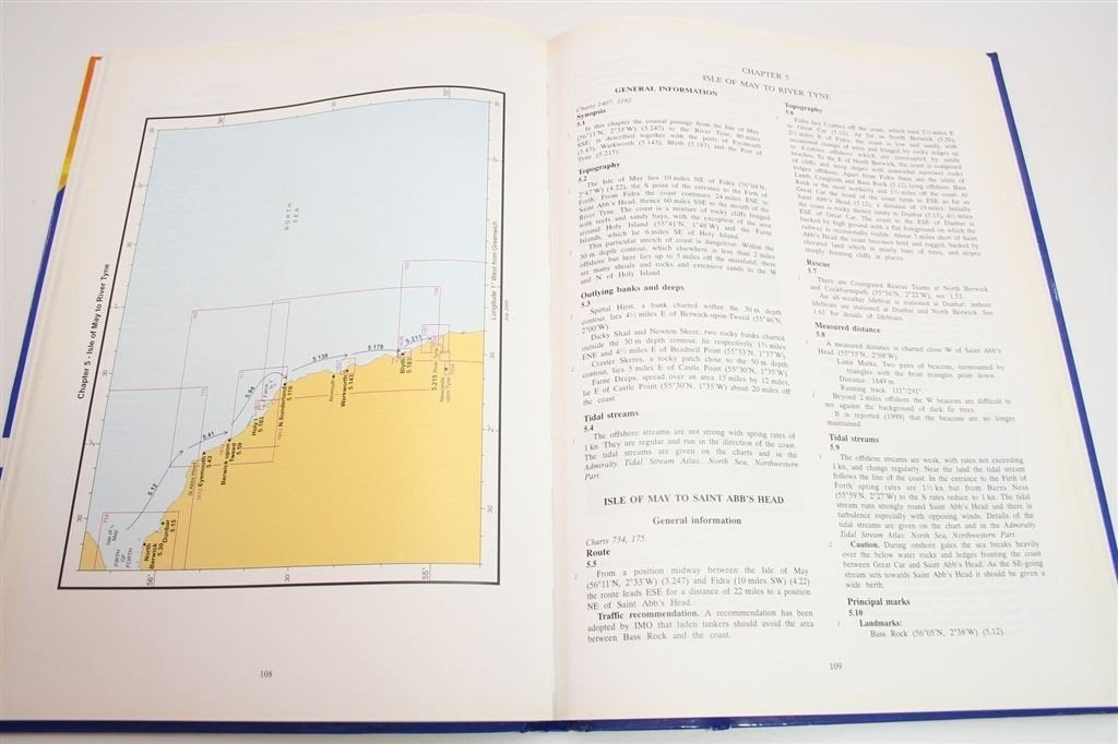 Admiralty Zeemansgids Noordzee [5e Editie] — Oostkust UK, Gebruikt, N.v.t., N.v.t., Ophalen of Verzenden