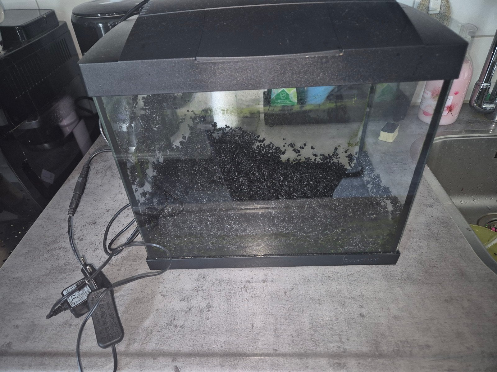 aquarium 16 liter, Ophalen