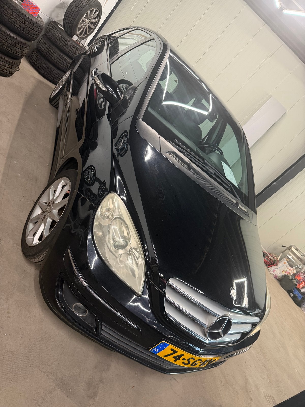 Mercedes-Benz B-Klasse 1.7 B170 5DRS AUT 2006, Auto's, 4 cilinders, 400 kg, Zwart, Bedrijf