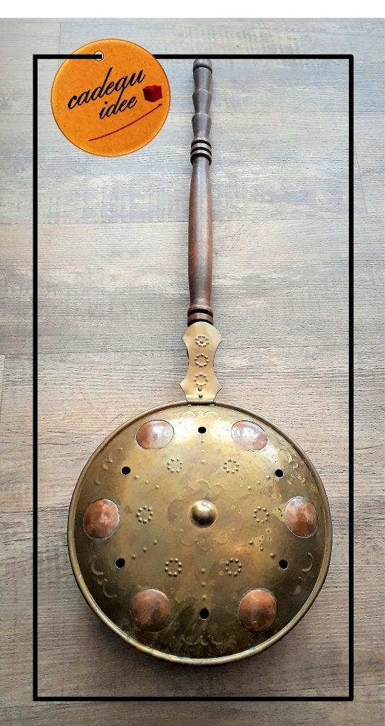 Beddenpan – brocante – 85 cm, Ophalen of Verzenden