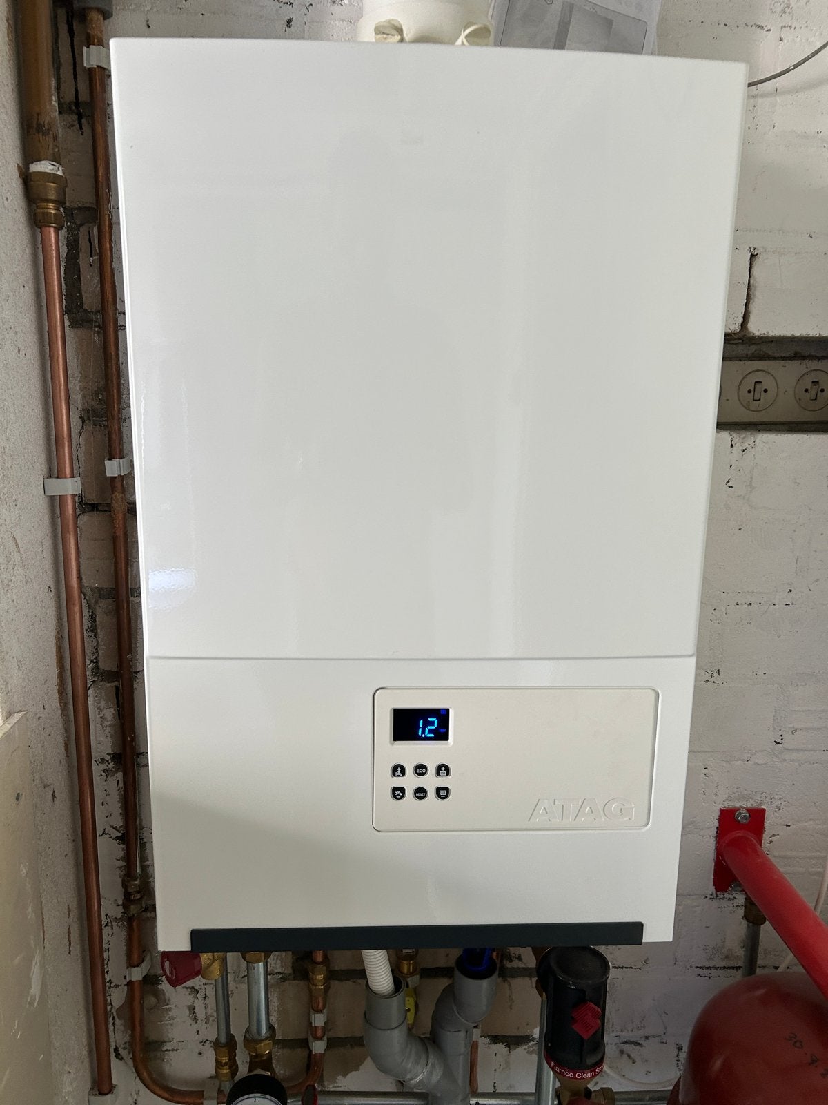ATAG P27C CV-ketel, zo goed als nieuw, 28 kW, Doe-het-zelf en Verbouw, Verwarming en Radiatoren, Ophalen, Hoog rendement (Hr)