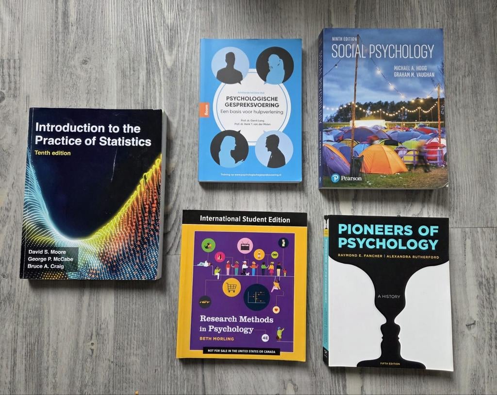 Meerdere boeken voor bachelor Psychologie, Ophalen of Verzenden, Zo goed als nieuw, Overige onderwerpen