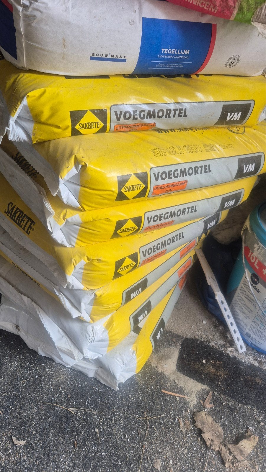 Voegmortel Sakrete 25kg zakken 28 stuks, Minder dan 4 cm, Overige materialen, Nieuw, Ophalen of Verzenden