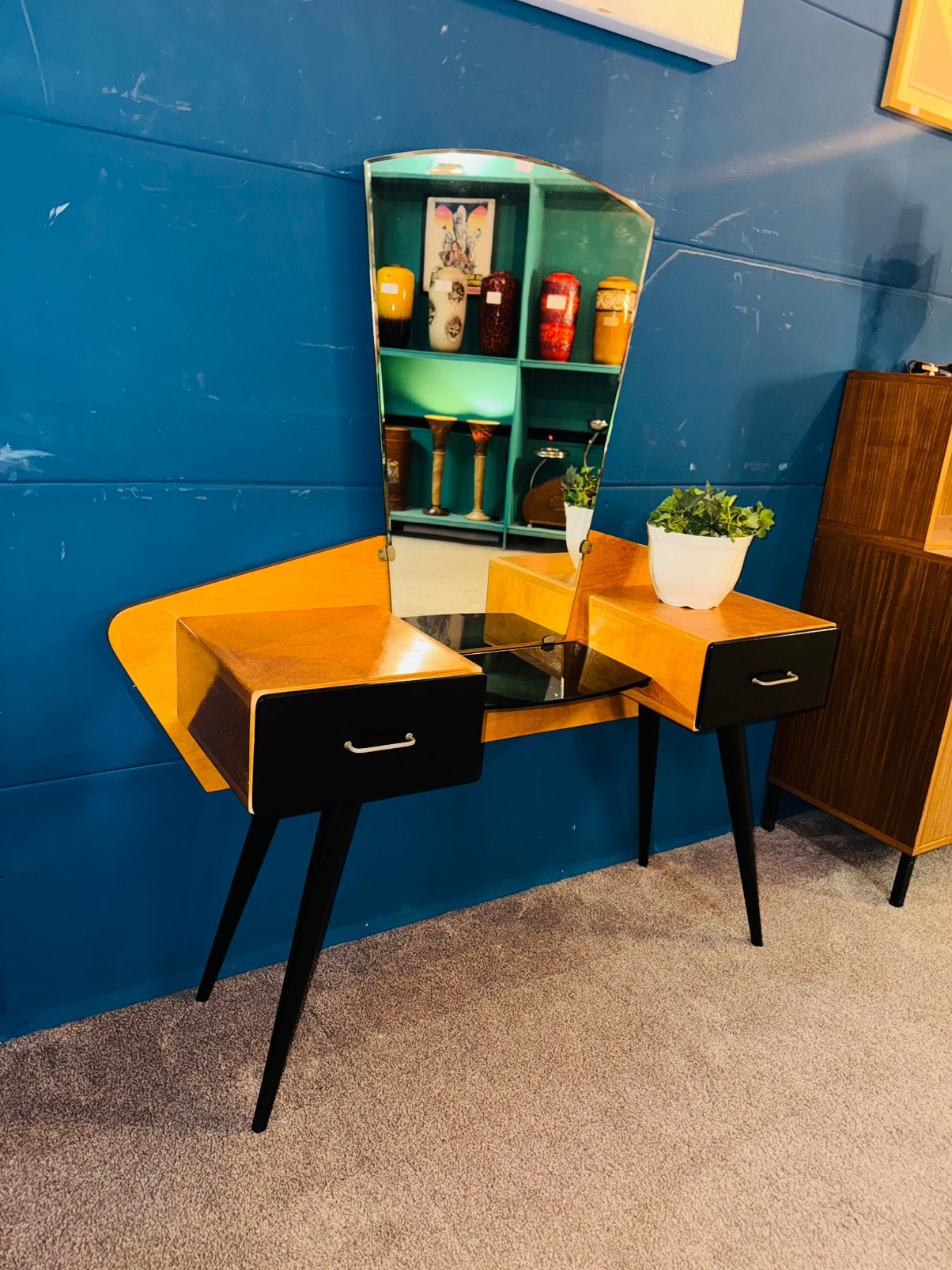 Retro vintage kaptafel, Ophalen, A, A, A