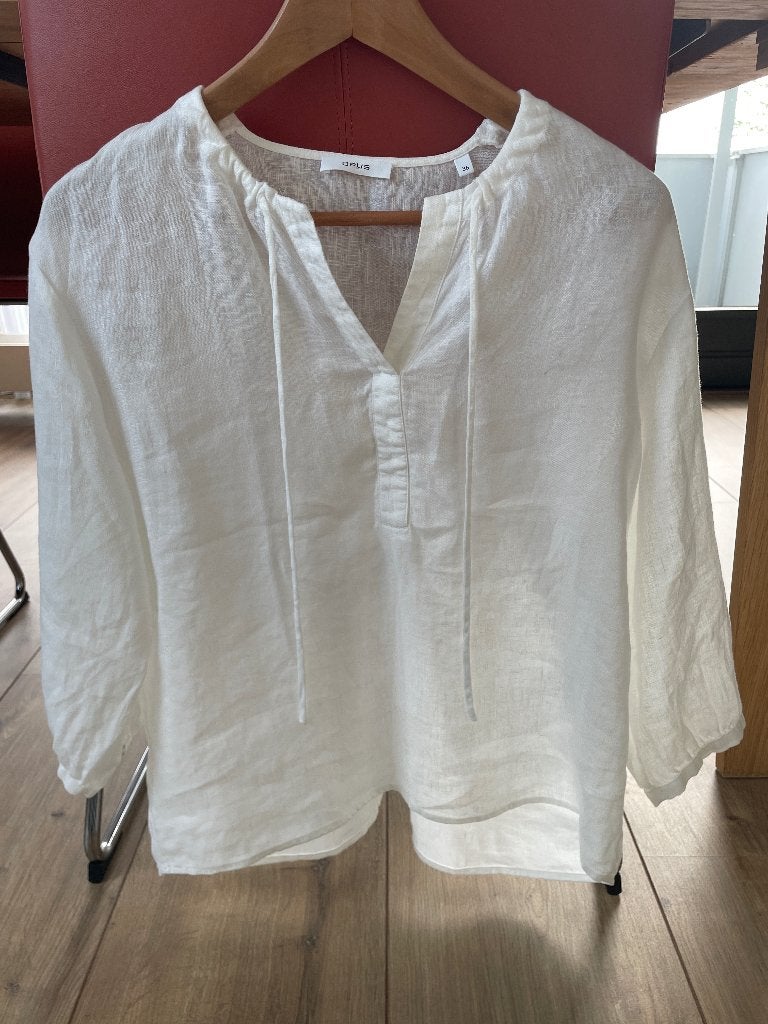 Opus linnen blouse 36 nieuw!, Ophalen of Verzenden, Nieuw, Maat 36 (S), Wit