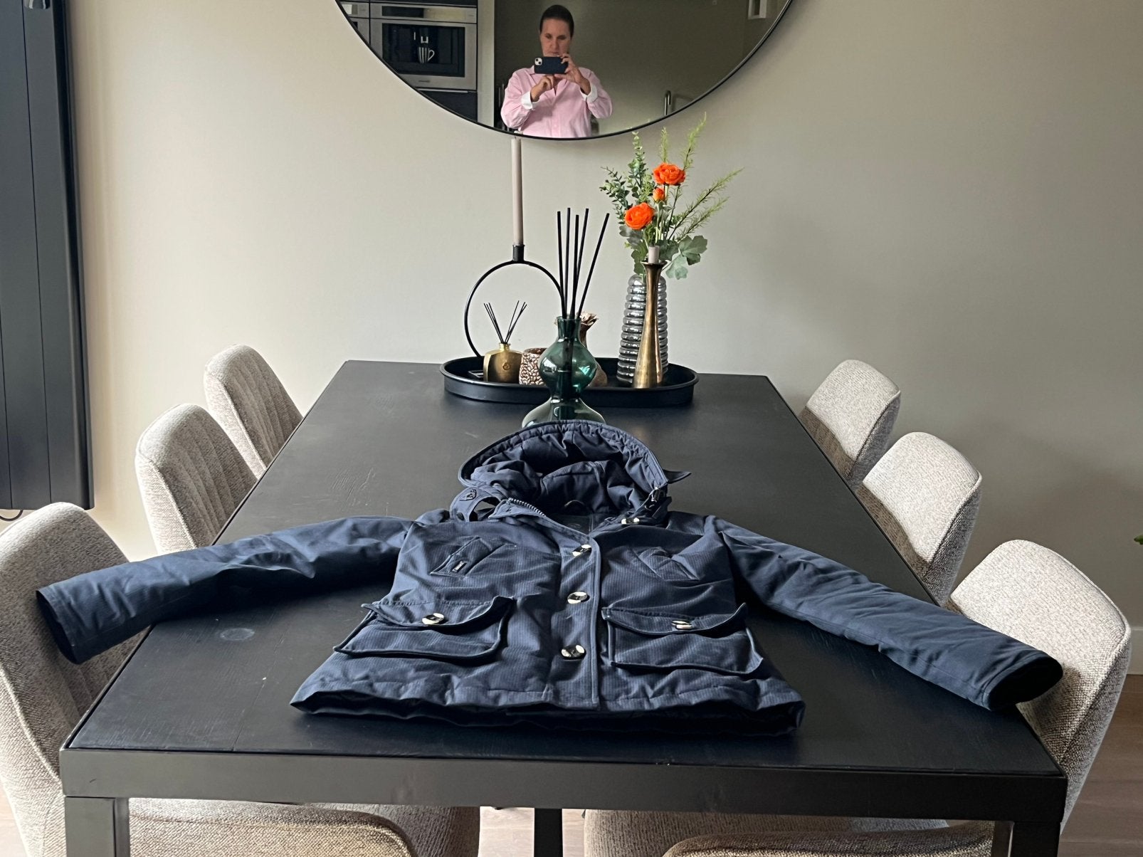 Air Force winterjas donkerblauw maat s, Ophalen of Verzenden, Gedragen, Maat 36 (S), Blauw