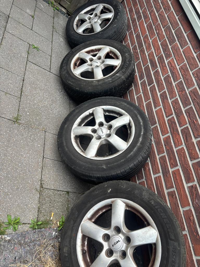 Rial lichtmetalen velgen gebruikt, Ophalen of Verzenden, Zomerbanden, Velg(en)