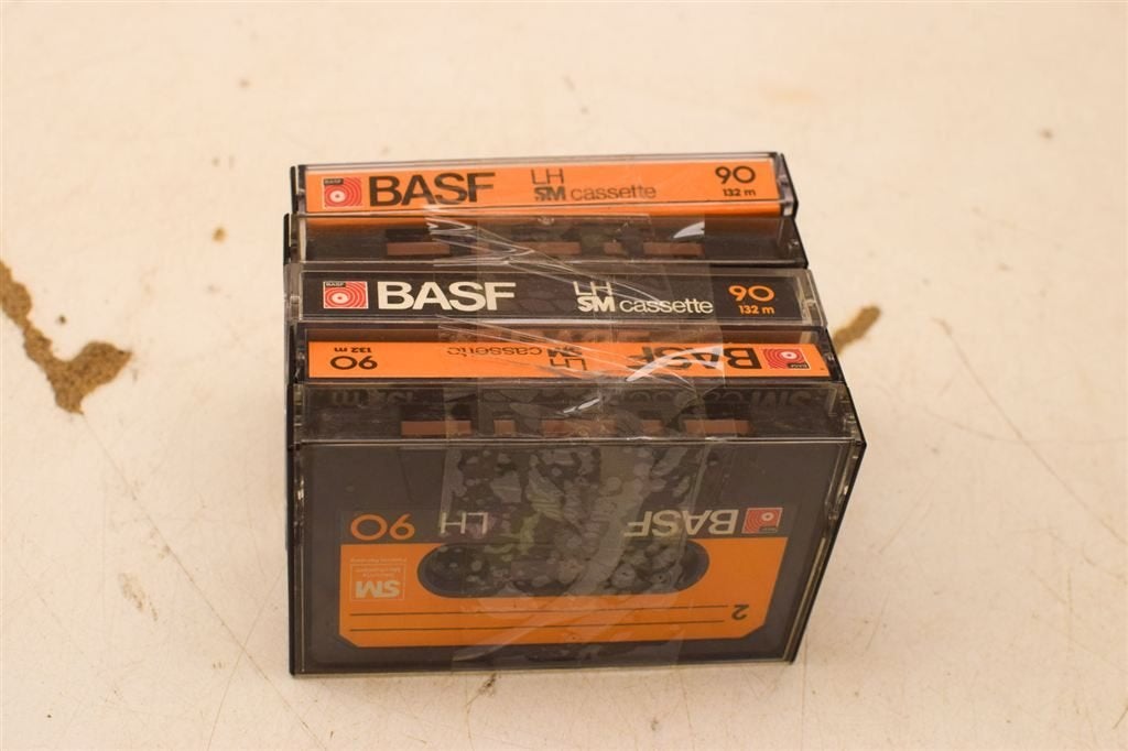 5 stuks Basf cassettebandjes 44604, Ophalen of Verzenden, Gebruikt, Overige genres, 1 bandje