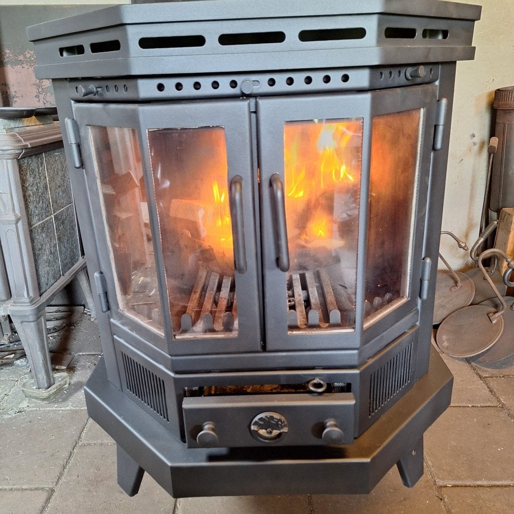 Supergrote houtkachel allesbrander, Huis en Inrichting, Kachels, Ophalen, Gebruikt, Houtkachel, Vrijstaand