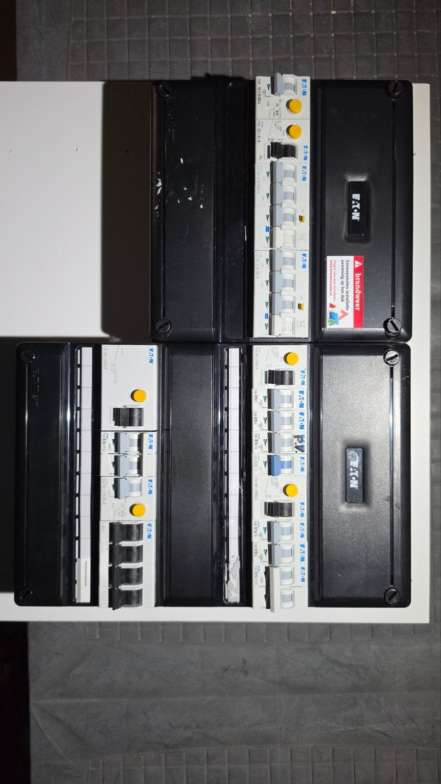 complete Groepenkast met diverse componenten, Ophalen of Verzenden, Zo goed als nieuw, Eaton, Groepenkast