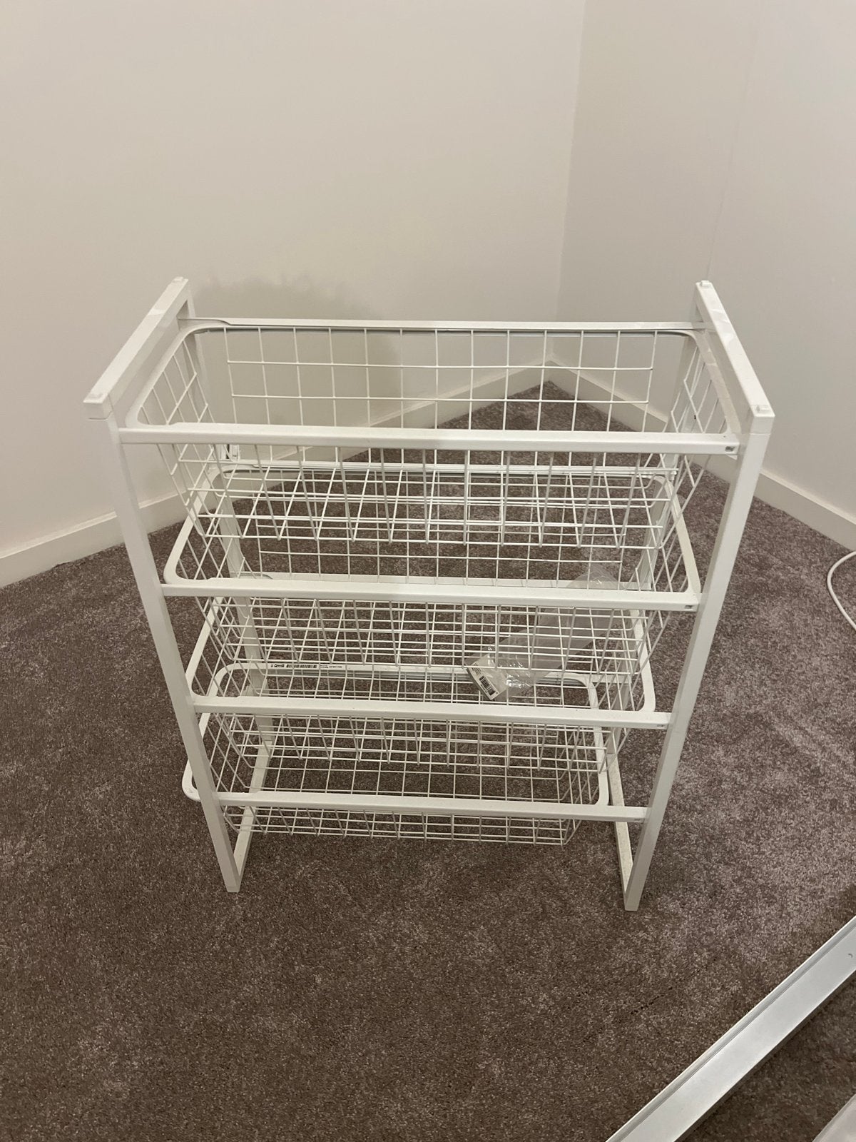 IKEA JONAXEL opbergcombinatie met 3 draadmanden, Ophalen, Gebruikt