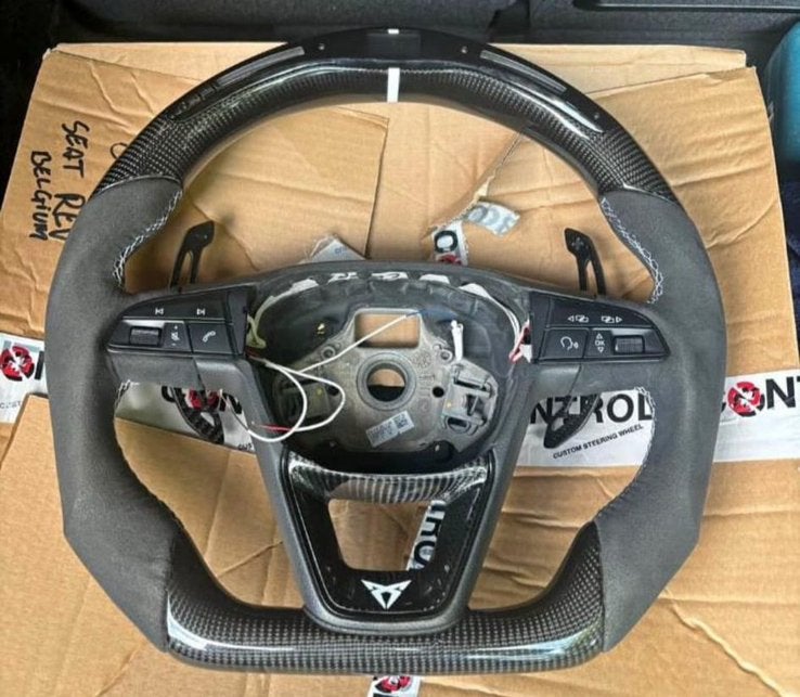 Cupra stuur carbon flippers, Auto diversen, Tuning en Styling, Ophalen of Verzenden