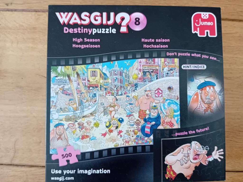 WASGIJ puzzel 500 stukjes, Hobby en Vrije tijd, Denksport en Puzzels, Ophalen, 500 t/m 1500 stukjes, Zo goed als nieuw
