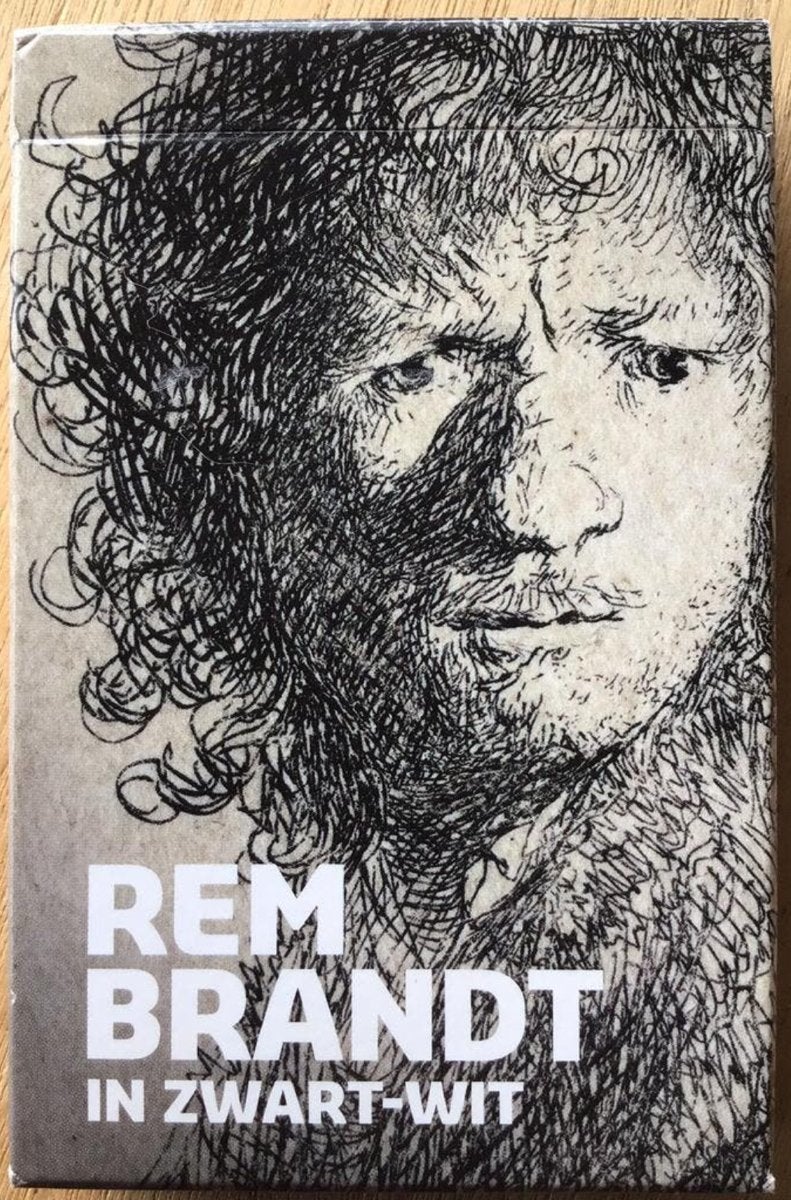 Rembrandt in zwart-wit kwartetspel / kwartet - ZGAN, Ophalen of Verzenden, Zo goed als nieuw, Kwartet(ten)
